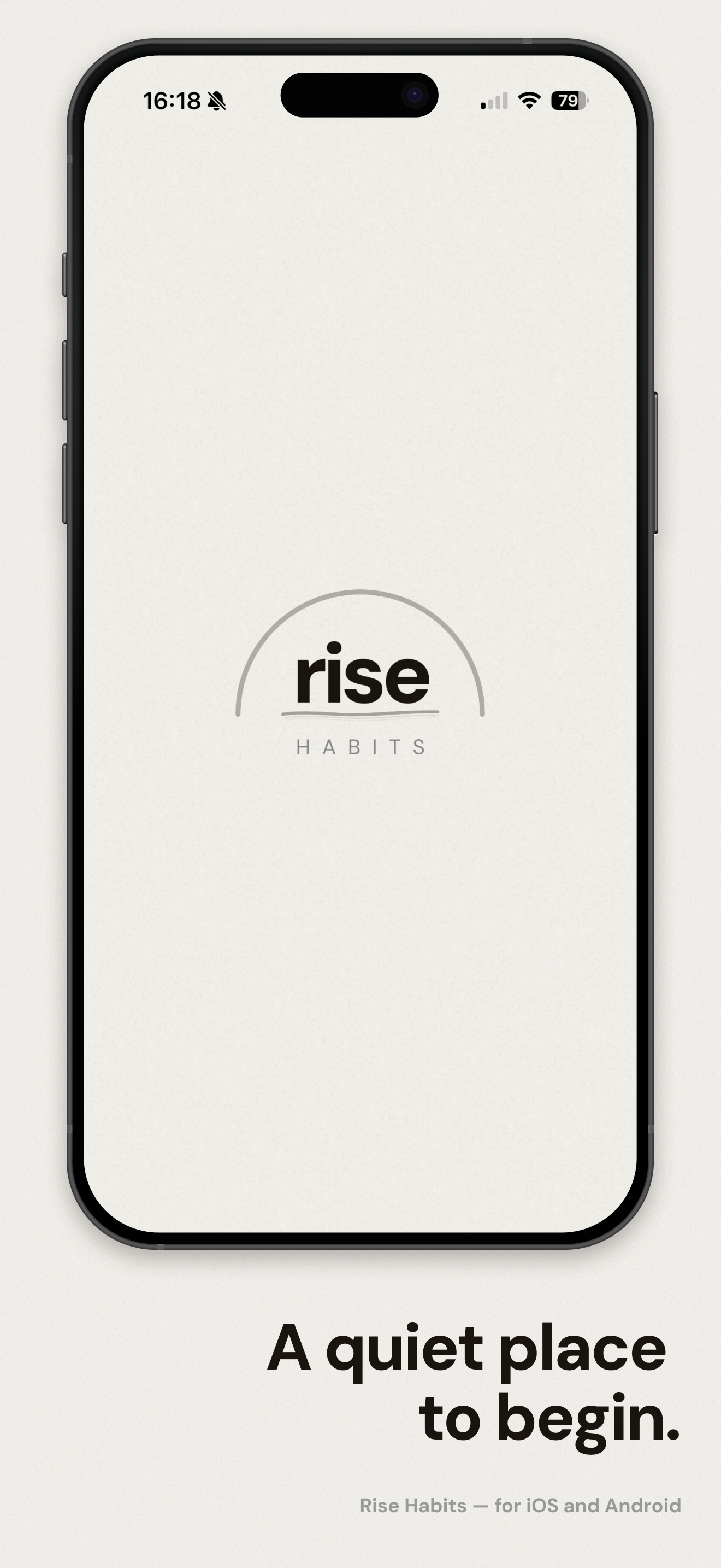 A quiet place to begin